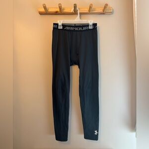 Boy’s Black Under Armour Legging Pants